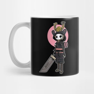 Pink Skull Samurai Mug